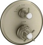 AXOR 16800820, AXOR Montreux Thermostat Unterputz mit Kreuzgriff und Absperrventil