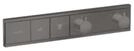 hansgrohe RainSelect Thermostat Unterputz f&uuml;r 2 Verbraucher Brushed Black Chrome,