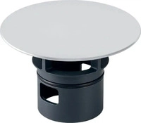 Geberit 241993461, Geberit Ventilabdeckung f&uuml;r Ablaufventil mit freiem Auslauf: