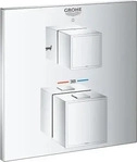 Grohe 24155000, GROHE THM-Wannenbatterie Grohtherm Cube 24155 FMS f&uuml;r 35600