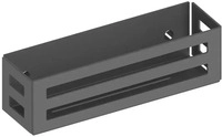KEUCO Duschablagen Seifenkorb 320 x 93 x 90 mm schwarz matt, 24954370000