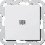 GIRA 2834 03, Gira Wipp-Kontroll BS 20 AX Aus 2-p System 55 Reinwei&szlig; [283403], 2834