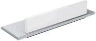 Keuco KE Duschablage Edition 400 11559, mit Glasabzieher, Aluminium-silber-eloxiert,