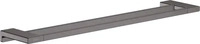 Hansgrohe 41743340, hansgrohe AddStoris Doppelbadetuchhalter Brushed Black Chrome,