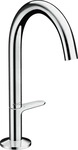 AXOR 48020000, AXOR One Waschtischmischer Select 170 mit Push-Open Ablaufgarnitur