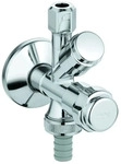 GROHE WAS-Kombieckventil 41073 Design-Gr. DN15 mit R&uuml;ckflussverh. chrom, 41073000