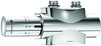 HEIMEIER Ventil Multilux 4-Eclipse-Set Halo, Autom. Durchflussregelung, chrom,