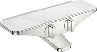 HANSA Waf&uuml; und Brausebatterie HANSAEMOTION 5864 Ausladung 137 mm DN15 Chrom/Weiss,