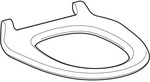 Geberit WC-Sitzring zu Geberit Balena 8000 / 8000plus, wei&szlig;-alpin, 250066111
