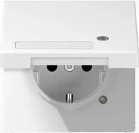 jung LS 1520 NAKLKO WW, Jung SCHUKO-Steckdose, 16 A 250 V ~, mit Funktionsanzeige,