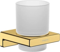 Hansgrohe 41749990, hansgrohe AddStoris Zahnputzbecher Polished Gold Optic, 41749990