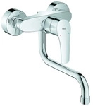 GROHE Einhand-SPT-Batterie Eurosmart 31391_3 Wandmontage Ausld. 217mm chrom, 31391003