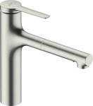 Hansgrohe 74804800, Hansgrohe HG Sp&uuml;ltischmischer 160 Zesis M33 Ausziehbrause 2j