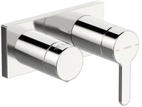 HANSA Einhebelmischer Fertigmontageset f&uuml;r Wanne/Brause HANSADESIGNO Style 4451