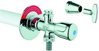 GROHE Au&szlig;enwandventil Eurotec 41212 DN15 mit Steckschl&uuml;ssel mattchrom,...