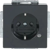 Busch-Jaeger 2CKA002013A5457, Busch-Jaeger SCHUKO Steckdosen-Einsatz Safety+ mit