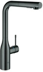 GROHE EH-Sp&uuml;ltischbatterie Essence 30504 ausziehbare Sp&uuml;lbrause hard graphite,