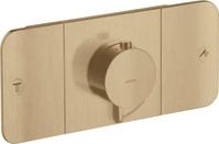 AXOR 45712140, AXOR One Thermostatmodul Unterputz f&uuml;r 2 Verbraucher Brushed Bronze,