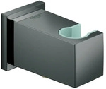 GROHE Wandanschlussbogen Euphoria Cube 26370 mit Wandbrausehalter hard graphite,