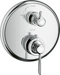 AXOR 16801000, AXOR Montreux Thermostat Unterputz mit Hebelgriff und Absperrventil