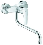 GROHE Einhand-SPT-Batterie Eurosmart 32224_3 Wandmontage Ausld. 277mm chrom, 32224003