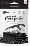 The Humble DFP8002, The Humble Co. Twin-Floss Picks 50 pcs Charcoal Svart female,