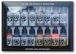 Metallic Colors | 16 Model Air Vallejo Airbrush-Modellbau-Farben 71181