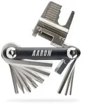 AARON Tool 20 in 1 Multitool - Fahrrad Multifunktionswerkzeug - Schwarz
