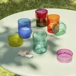 REMEMBER Glasdosen-Set "Cosima" - 4tlg.-Set aus Glas - H 9 cm, &Oslash; 7,5 cm