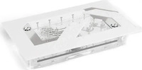 Alphacool 14658, Alphacool Apex Distroplate Dark Base Pro 901 White mit VPP/D5 Apex