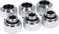 Alphacool 17376, Alphacool Eiszapfen 13mm HardTube Anschraubt&uuml;lle G1/4 - Chrome