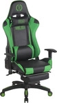 CLP 1916693125, CLP Racing B&uuml;rostuhl Turbo mit Fu&szlig;ablage schwarz/gr&uuml;n