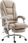 CLP 1924518124, CLP B&uuml;rostuhl Pacific Stoff mit Massagefunktion taupe