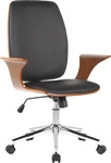 CLP 316765, CLP B&uuml;rostuhl Burbank Kunstleder walnuss/schwarz