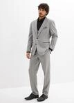 bonprix Anzug mit Weste in Regular Fit (3-tlg.Set), grau, Gr.48, Stilvoller...