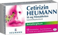 PZN-DE 16363414, HEUMANN PHARMA & . Generica Cetirizin Heumann 10 mg Filmtabletten 10
