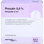 Procain Pharmarissano Ampulle 0.5% 2 ml 20 ML