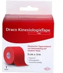 Draco Kinesiologietape Rot 5 cm x 5 M 1 ST