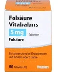 Fols&auml;ure Vitabalans 5 mg Tabletten 50 ST