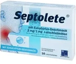 Septolete mit Eukalyptus-Geschmack 3 mg/1 mg Lut 16 ST