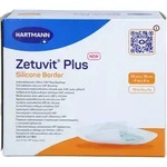 Zetuvit Plus Silicone Border 10x10cm 10 ST