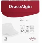 Dracoalgin Alginatkompresse 5x5 cm 10 ST