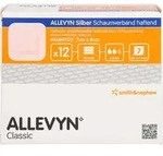 Allevyn Silber Schaumverband Haftend 7x8cm 12 ST