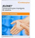 Jelonet Paraffingaze 10x10 cm Steril 10 ST