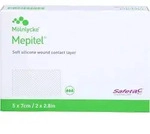 Mepitel Silikon Netzverband 5x7 cm Steril 5 ST