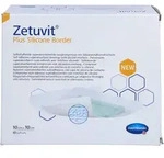 Zetuvit Plus Silicone Border 10x10 cm Steril 10 ST