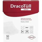 Dracot&uuml;ll Silik.5x5cm Silikonbesch.wundkont.auflag 10 ST