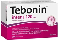 PZN-DE 03379106, Dr.Willmar Schwabe Tebonin Intens 120mg 200 ST
