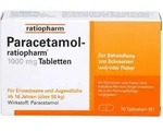 Paracetamol-Ratiopharm 1000 mg Tabletten 10 ST