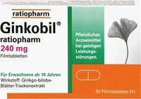 PZN-DE 08863752, Ginkobil Ratiopharm 240mg 30 ST